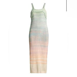 New 525 America Ombré Knit Tank Dress Size Large Women’s